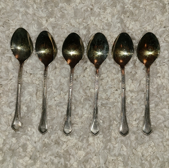 Silver 6 spoons & forks set - Picture 7 of 10